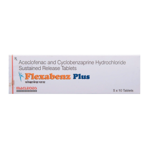 Flexabenzplus 15mg Cyclobenzaprine + 200mg Aceclofenac